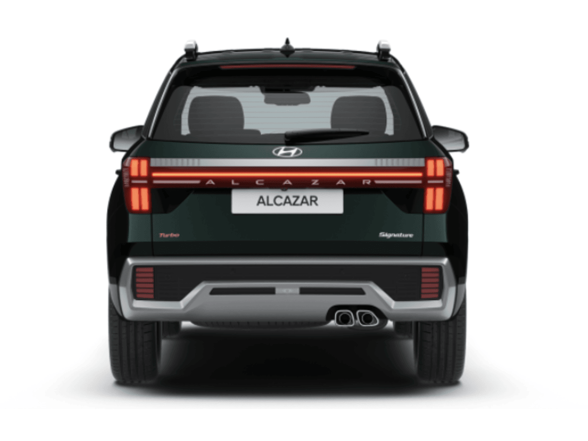 Alcazar rear view | Lotus Hyundai - best hyundai showroom in coimbatore